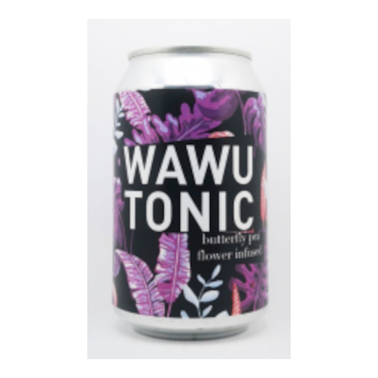 WAWU Butterfly Pea Flower Infused Tonic 330ml CAN