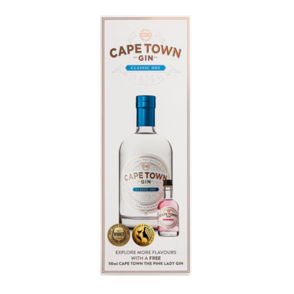Cape Town Classic Dry Gin & 50ml Gift Box