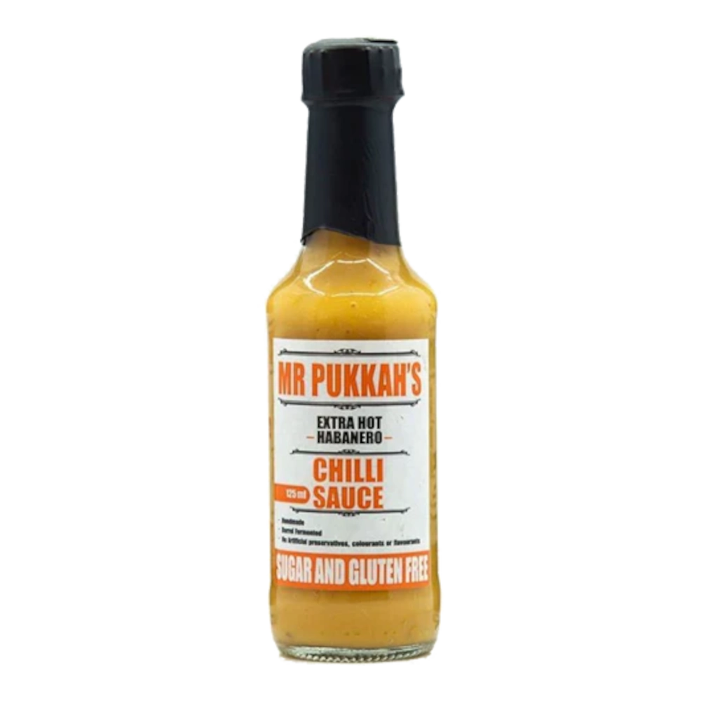 Mr Pukkah's Extra Hot Habanero Chilli Sauce