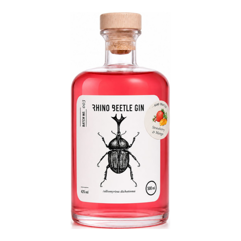 Rhino Beetle Strawberry & Mango Gin
