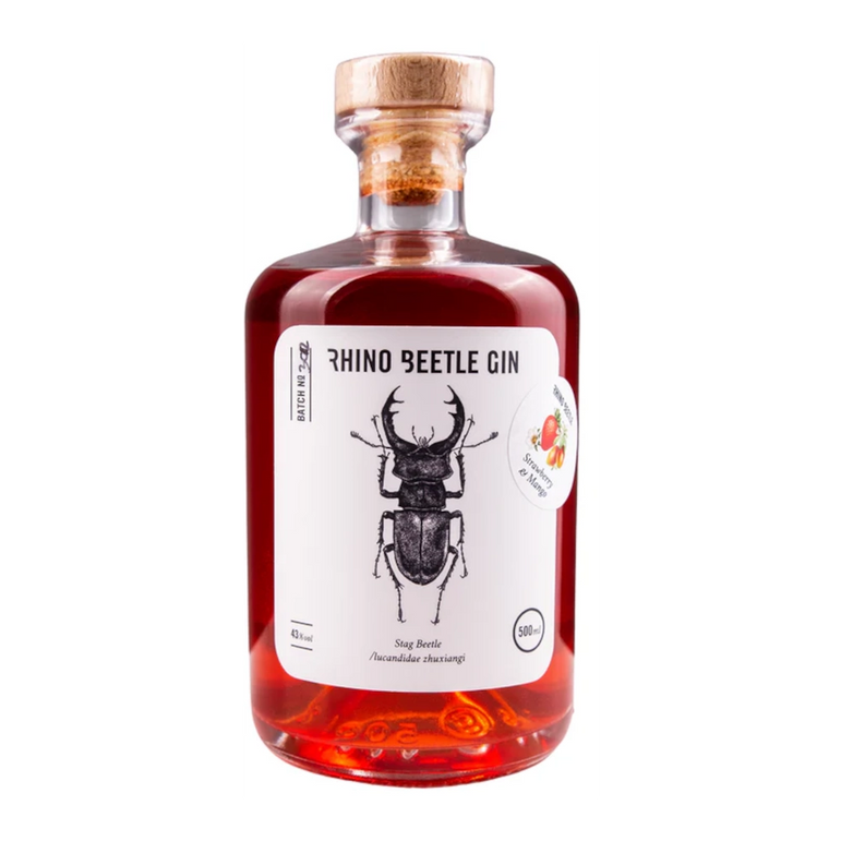 Rhino Beetle Strawberry & Mango Gin