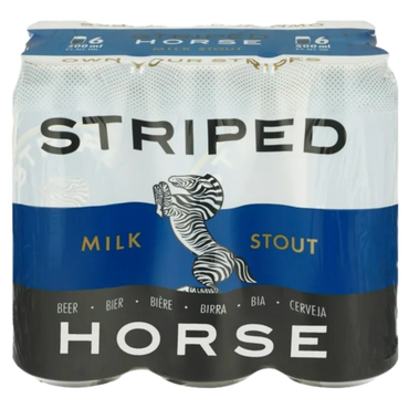 Striped Horse Milk Stout Can 6 Pack