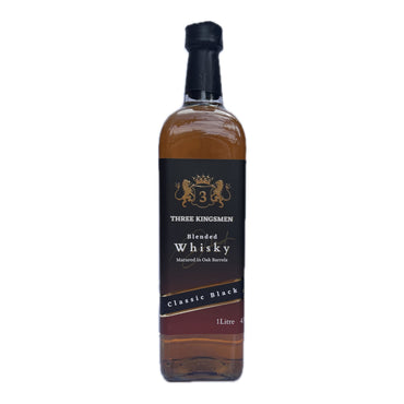 Three Kingsmen Blended Whisky Matured in Oak Barrels
