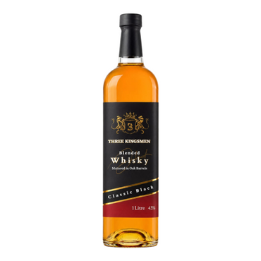 Three Kingsmen Blended Whisky Matured in Oak Barrels